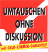 Umtauschgarantie